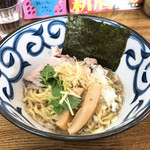 きくや - 生姜どっさり背脂まぜそば＜飯割り付＞