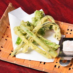 Wasou Izakaya Haru - 春野菜の天ぷら ヒマラヤ岩塩で