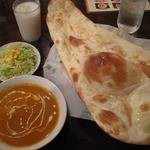 インド料理 ナンカレー - チキンカレー