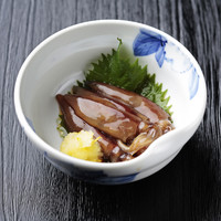 自家製ほたるいか醬油漬け（春メニュー）