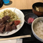 焼肉　優雅 - 【極上!! ハラミ焼定食】¥1,000