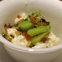 京 静華 - 空豆とピータンの和え物