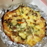 레스토랑 타카야마 - ミックスピザ 800円 小さめでSサイズくらい。