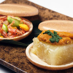 中国菜館 志苑 - 志苑特製 最中前菜 ２種盛り