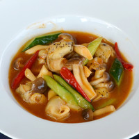 【泡椒炒鲜貝】活貝の四川風味炒め