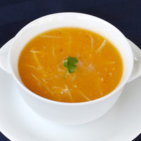 【上海蟹黄鱼翅羹】上海蟹味噌フカヒレスープ