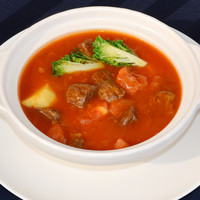 【蕃茄牛肉】黒毛和牛のブリスケヘッドのトマト煮込み