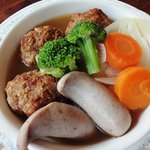 リンデンバウム - ポトフ。この肉団子がかなり絶品！