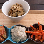 忠兵衛 ピース - ご飯＆前菜のセット