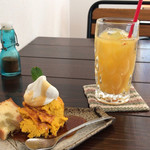 忠兵衛 ピース - デザート＆オレンジジュース