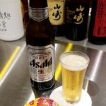 Kyou No Sake Dokoro Ichi Zero San Hachi - スーパードライ小瓶+柿の種　300円