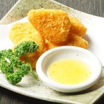 Camembert cheese fries ~ served with yuzu honey ~