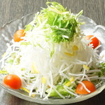 Yuzu Sesame Salad with Yuzu Peel and Radish