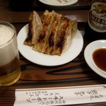 スヰートポーヅ - 餃子 小皿 ＆ ビール