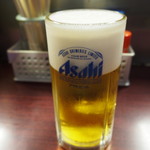お多福 - 生ビール