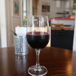 Abu's cafe - グラスワイン赤