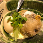 とり藤 - これを潰して混ぜ混ぜします