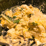 とり藤 - ポテサラの出来上がり