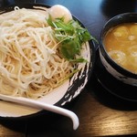 小川商店 - 鶏白湯味玉つけそば￥850+大盛￥150
