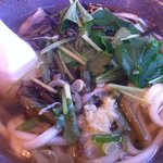 金比羅 - セットの山菜うどん