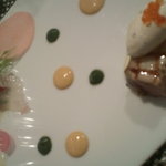 ビストロ 間 - 2つめの前菜：ﾌﾞﾘとｽｽﾞｷのｸﾘｭ