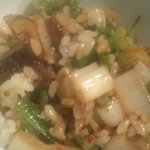 ビストロ 間 - くずし：牛ﾀﾝとﾈｷﾞ（ｶﾚｰ風味）