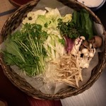 ツキと寿っぽん - すっぽん鍋の野菜