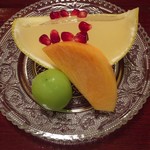 松川 - グレープフルーツゼリー、シャインマスカット、太秋柿、柘榴