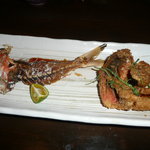 琉球の風 波照間 - コースのグルクンの唐揚