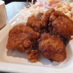 コンフォートホテル - 若者向けな感じの唐揚げ　オッサンなＫＵＭＡＯには朝からはキツイ