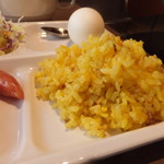 コンフォートホテル - サフランライスという名のご飯　何か「欲望という名の電車」みたいだのう