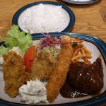 キッチン・ゴン - カキフライ変更Bランチ