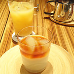 トラヤカフェ - ミルク葛ゼリー りんご（※表参道ヒルズ店限定）