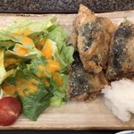 さなぶり - 日替り定食の鯖の竜田揚げ