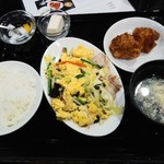 福縁 - 五目野菜炒め定食800円