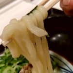 丸亀製麺 - 【2019.4.3(水)】あさりうどん(並盛)590円の麺