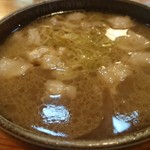 ケンチャンラーメン - つけ汁(スープ)濃厚でした。
