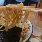 ケンチャンラーメン - つけそばの麺。旨いです。