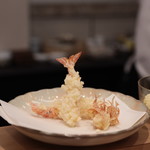 御料理だんじ - 車海老天ぷら　特製のタルタル
