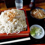 そば政 - 鴨そば大盛り