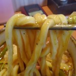 おぎ野 - カレーうどん。麺リフト