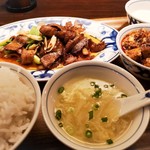 陳麻婆豆腐 - 回鍋肉ランチ+ミニ麻婆豆腐