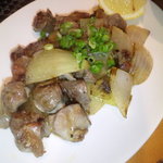 和肴 鉄板 アキラ - 砂ズリ