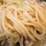 ちゃんぽん 耕 - 麺はこんな感じ