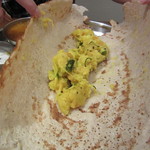 南インド料理ダクシン - マサラドーサ内部
