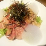 ラ プランシュ - 富士幻豚のバラ＋ローストビーフ丼