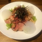 ラ プランシュ - 富士幻豚のバラ＋ローストビーフ丼