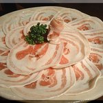 ミヤザキ カフェ - 厳選黒豚バラ2人前(1280円×2)