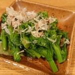 炭火串焼 初代バッジョ - 菜の花のおひたし