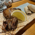 天史朗鮨 - 自家製干物　メジマグロのかま